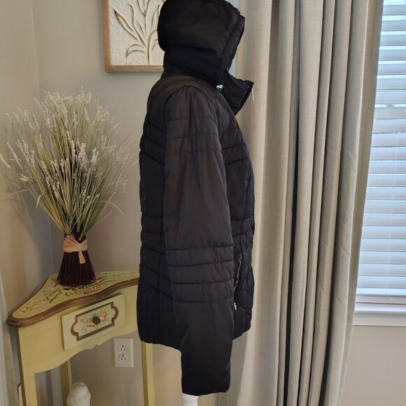 Calvin Klein Jacket Black - Water Resistant- Cold Weather - Medium - Picture 3 of 9